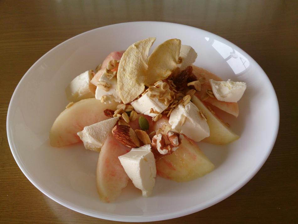 桃クリームチーズグラノーラ Eatpick