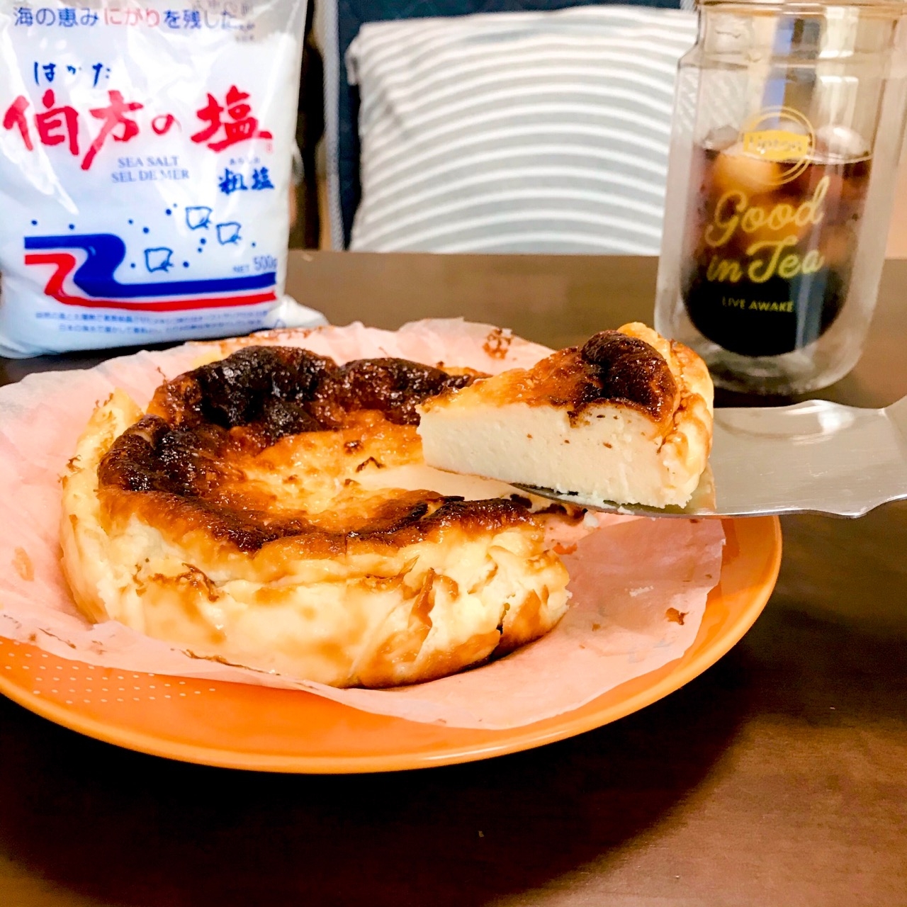水切り塩ヨーグルトを使ったバスクチーズケーキ風 レシピ掲載のお知らせ Eatpick