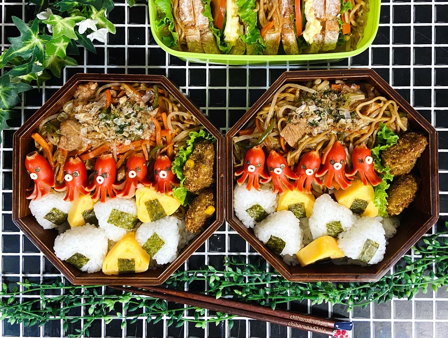 焼きそばこむすび弁当 と ミルクハース前編 Eatpick