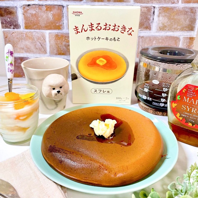 絵本みたい！「まんまるおおきなホットケーキのもと スフレ風」！ | EATPICK