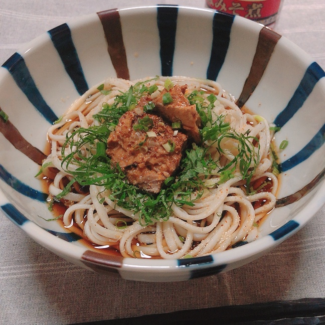 鯖缶を使って簡単冷やしうどん Eatpick