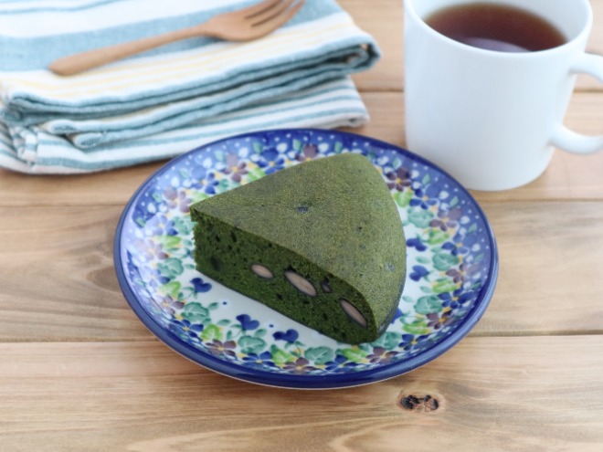 炊飯器で簡単 黒豆の抹茶ケーキ Eatpick